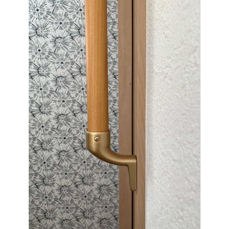 木製手すり縦用ディンプル(凹凸)付φ32mmtimes;600mmIam600D48G全3色【介護I型補助ドア玄関階段室内屋内垂直敬老の日直棒ブラケット立ち上がる防止おしゃれ枠縁ベッドトイレ高さ】