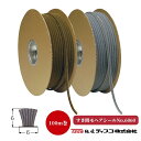 槌屋ティスコ すき間モヘアシール 100m巻 No.6060 グレー ゴールド 網戸 引戸 防虫 音漏れ防止 対策 虫除け 隙間 モヘヤ 解消 光漏れ 暖冷房効...