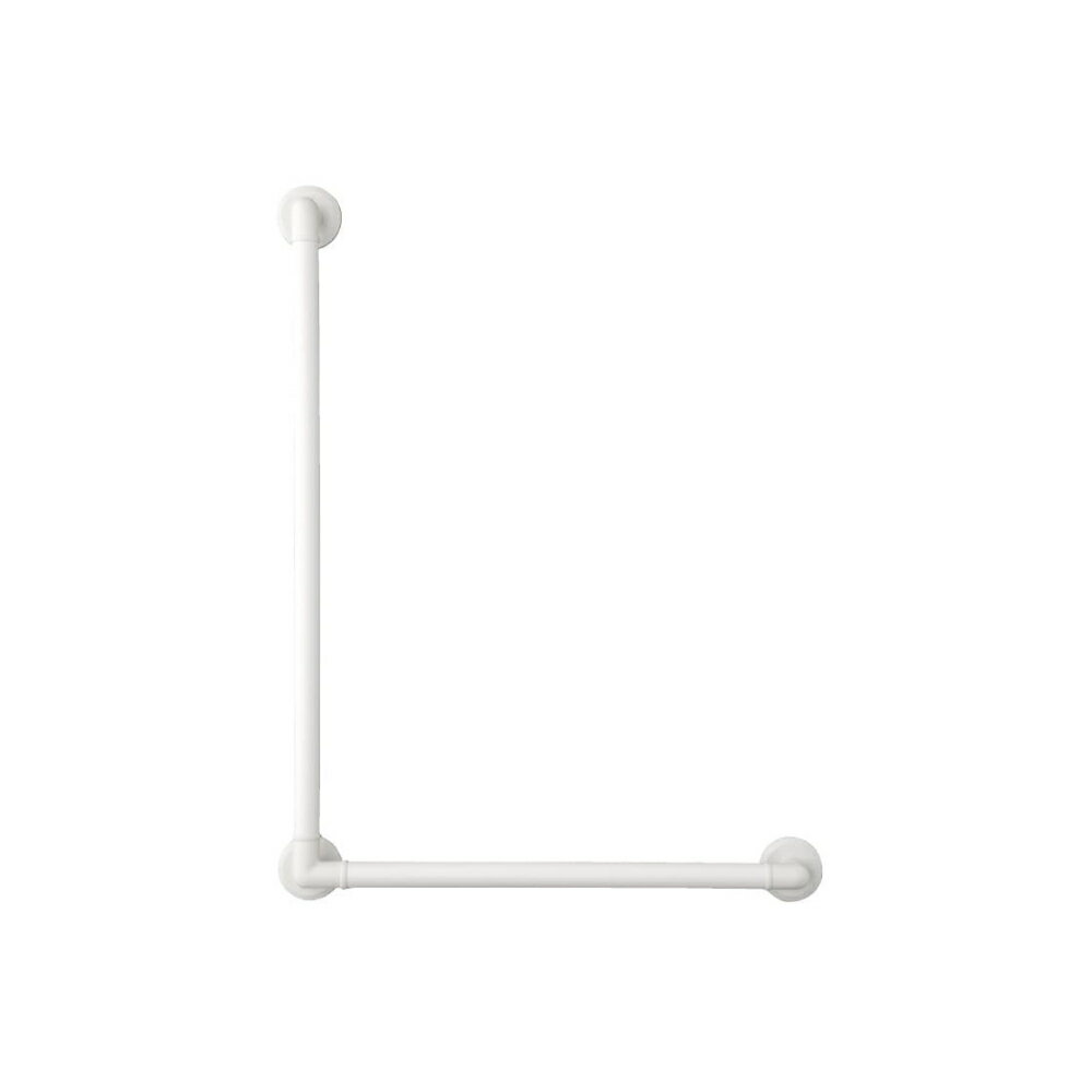 浴室 手すり マツ六 32ソフトアクアレールプラスL型ハンド Φ32×600×800 SAP-K-N6080W 手摺 tesuri 風呂..