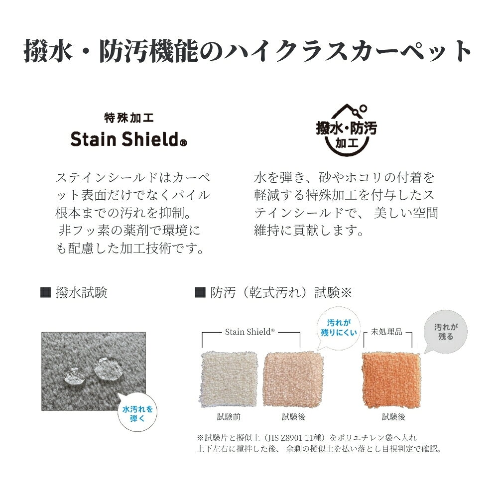 タイルカーペット シンコール STD 50cm×50cm 1ケース価格 12枚入 防炎 制電 置き敷き 絨毯 足音対策 オフィス 店舗 住宅DIY [2]