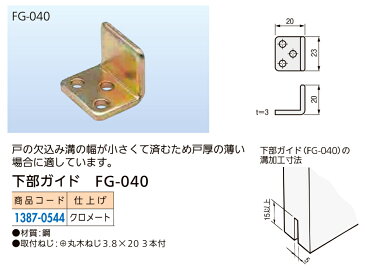 アトム下部ガイド FG−040