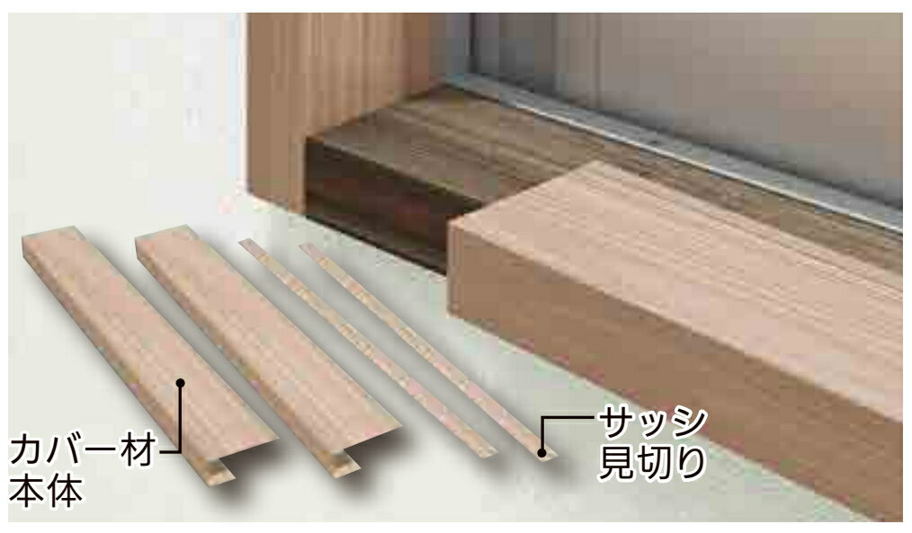 【楽天市場】Joto リフォーム用窓枠化粧カバー 24タイプ (24mm) 2.2m 2本入 ホワイト/ナチュラル/ミディアム/ダーク