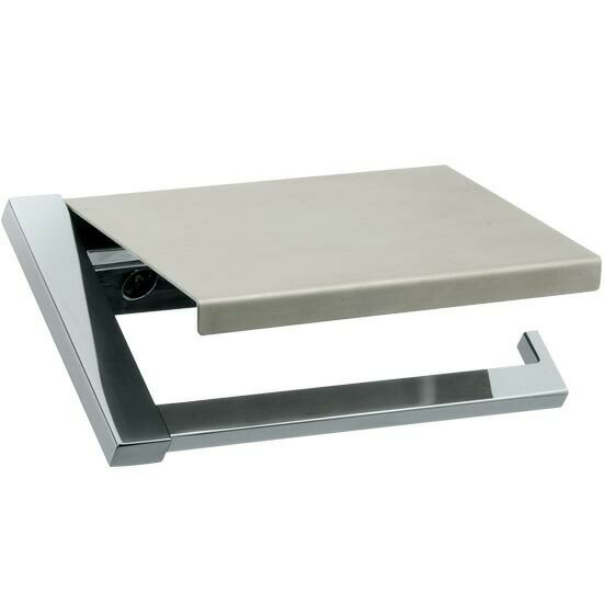 KAWAJUN ペーパーホルダー SC-313-CT クローム+ヘアライン 紙巻器 トイレットペーパー サニタリー おし..