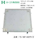 ホーコス フロアハッチ 納入仕様書添付あり TS-1BP 300サイズ ステンレス製 防水・防臭(下部パッキン式)Pタイル用 ネジ取手 歩行用荷重 送料無料