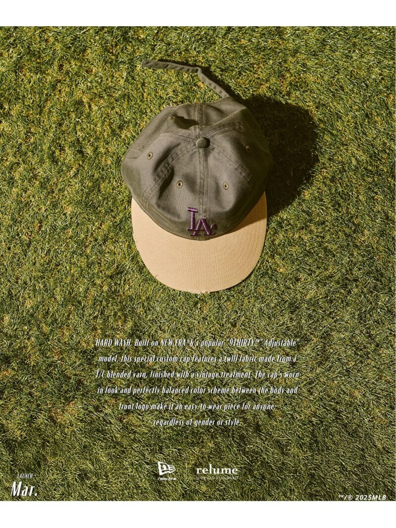 《予約》NEW ERA / ニューエラ 別注 9THIRTY(TM) ハードウォッシュ Dodgers JOURNAL STANDARD relume ジャーナル スタンダード レリューム 帽子 キャップ グレー ブラック【先行予約】*【送料無料】[Rakuten Fashion]