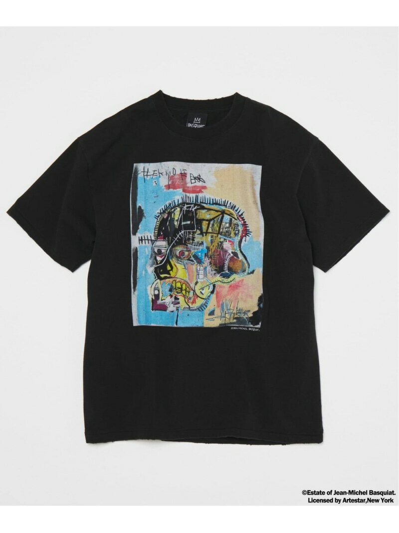 Rakuten - 《予約》Jean-Michel Basquiat / ジャン=ミシェル・バスキア プリントTシャツ JOURNAL STANDARD ジャーナル スタンダード トップス カットソー・Tシャツ グリーン ブラウン ホワイト ブラック ピンク【先行予約】*【送料無料】[Rakuten Fashion]