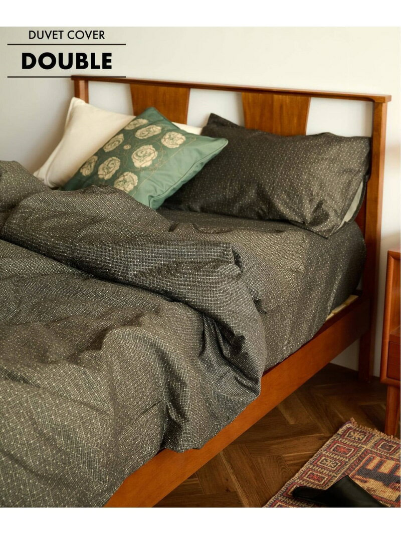 《予約》BRIGHTON DUVET COVER D 掛け布団カバー ダブル JOURNAL STANDARD FURNITURE ジャーナルスタンダードファニチャー インテリア・生活雑貨 その他のインテリア・生活雑貨 ブラック【先行予約】*【送料無料】[Rakuten Fashion] journalstandard-10054430 JOURNAL STANDARD パッケージ画像