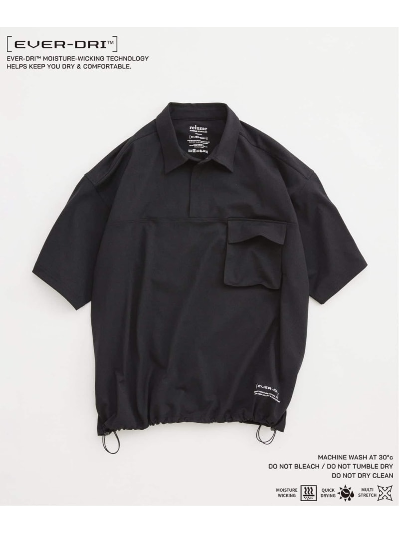 《予約》＜吸水速乾＞Ever-Dri(TM) スピンドル ポロシャツ JOURNAL STANDARD relume ジャーナル スタンダード レリューム トップス ポロシャツ グリーン ホワイト ブラック グレー【先行予約】*【送料無料】[Rakuten Fashion]