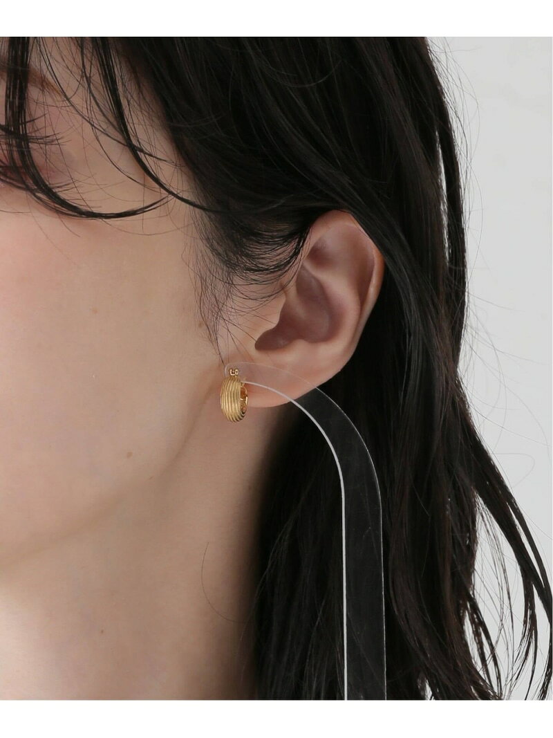 OCUCCI/オクチ Pierce Hoop-stripe ピアス JOURNAL STANDARD L'ESSAGE ジャーナルスタンダード レサージュ アクセサリー・腕時計 ピアス ゴールド