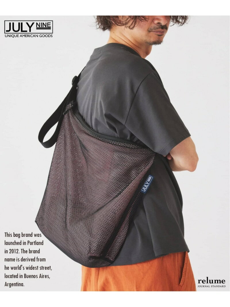 《予約》JULYNINE / ジュライナイン 別注 レイヤードメッシュ ショルダーバッグ JOURNAL STANDARD relume ジャーナル スタンダード レリューム バッグ ショルダーバッグ ブラック ブラウン ネイビー*