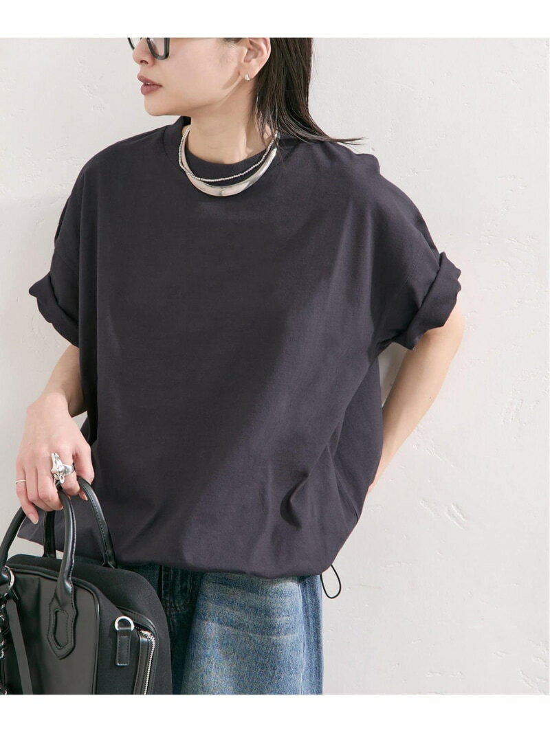 《追加6》シャーリングTシャツ JOURNAL STANDARD ジャーナル スタンダード トップス カットソー・Tシャツ ブラック ホワイト ブラウン【送料無料】[Rakuten Fashion]のサムネイル