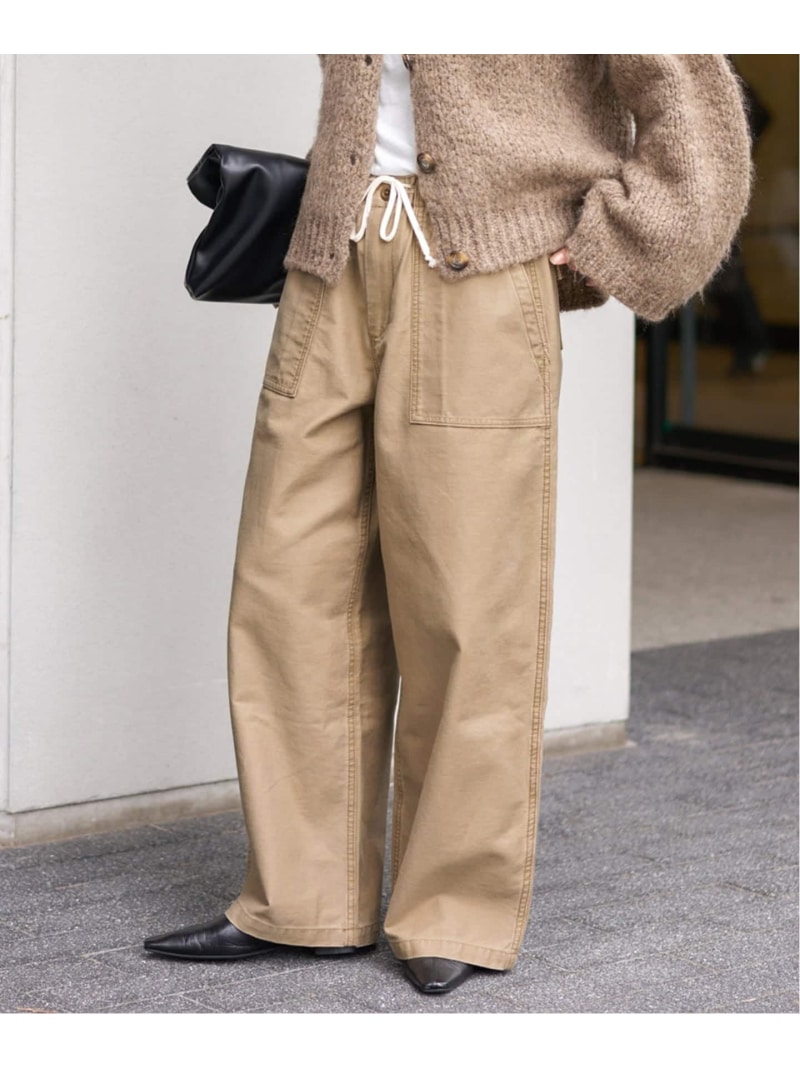 《追加予約》EASY Utility パンツ JOURNAL STANDARD ジャーナル スタンダード パンツ その他のパンツ ベージュ カーキグリーン【先行予約】*【送料無料】[Rakuten Fashion]のサムネイル
