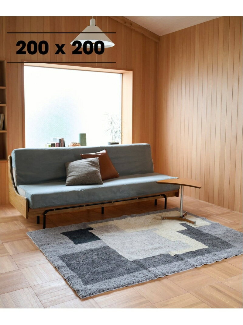 樂天商城 - 《予約》MERCER RUG 200x200 マーサー ラグ JOURNAL STANDARD FURNITURE ジャーナルスタンダードファニチャー インテリア・生活雑貨 カーペット・ラグ・マット グレー【先行予約】*【送料無料】[Rakuten Fashion]