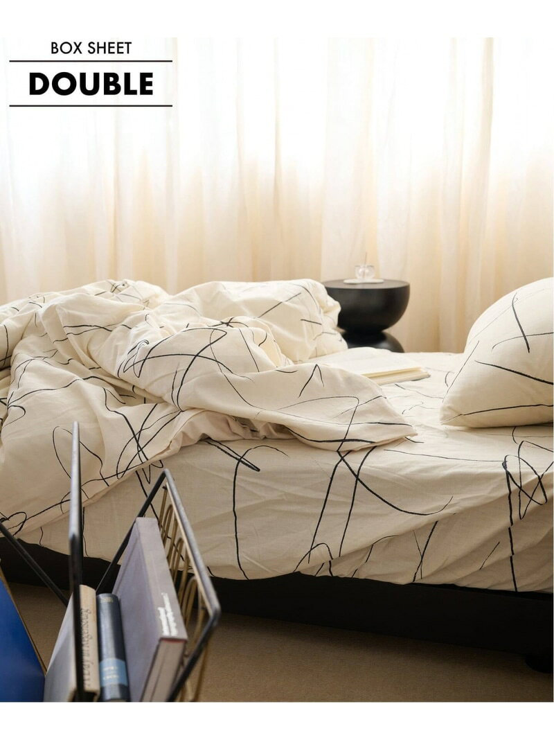 Rakuten - WEATHER LINES BOX SHEET D ボックスシーツ ダブル JOURNAL STANDARD FURNITURE ジャーナルスタンダードファニチャー インテリア・生活雑貨 その他のインテリア・生活雑貨【送料無料】[Rakuten Fashion]
