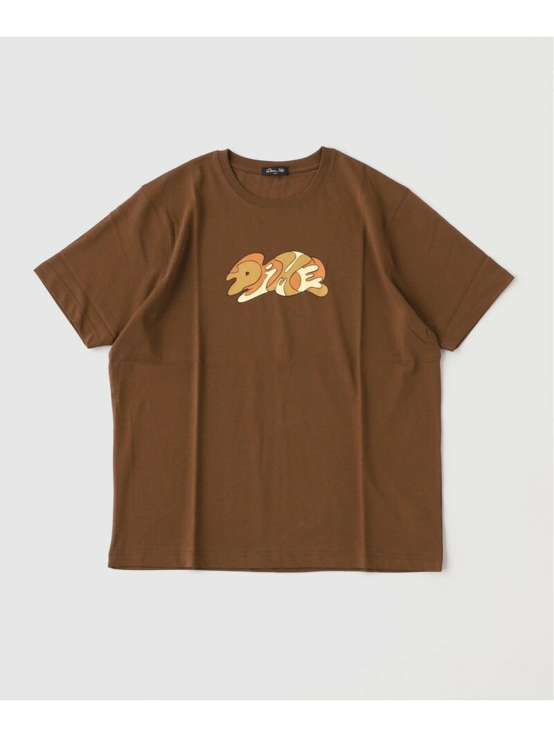 DIME / ダイム MURAL T-SHIRT JOURNAL STANDARD ジャーナル スタンダード トップス カットソー・Tシャツ ブラウン【送料無料】[Rakuten Fashion]
