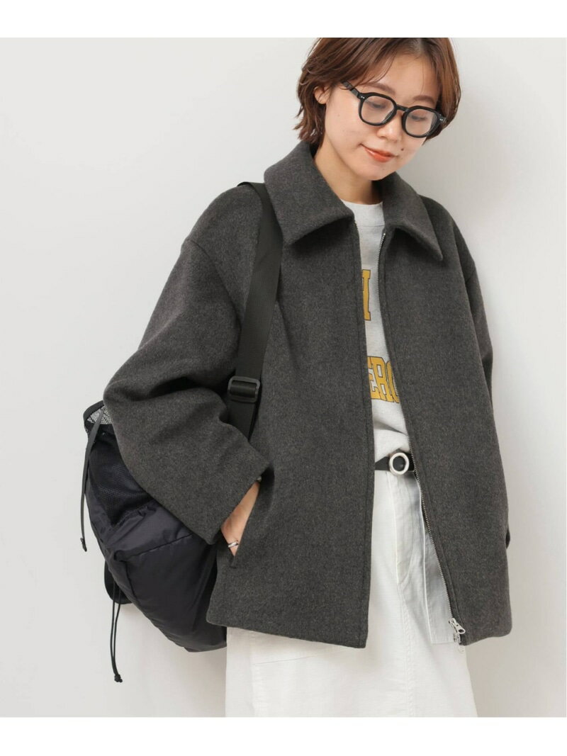 スーパーファインビーバージップショート JOURNAL STANDARD relume ジャーナル スタンダード レリューム ジャケット・アウター ブルゾン・ジャンパー グレー【送料無料】[Rakuten Fashion]のサムネイル