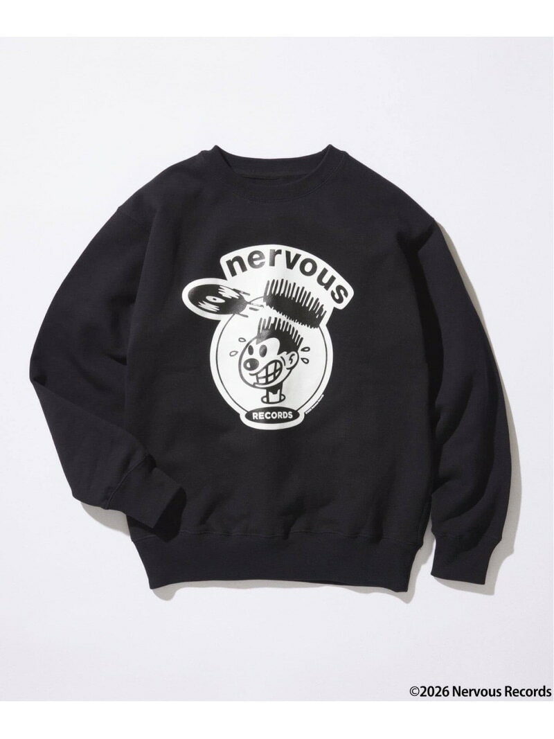 Rakuten - Nervous Records / ナーヴァス・レコーズ * JOURNAL STANDARD スウェット JOURNAL STANDARD ジャーナル スタンダード トップス スウェット・トレーナー ブラック【送料無料】[Rakuten Fashion]