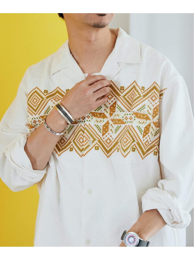 【TOWNCRAFT / タウンクラフト】別注 コーデュロイ オープンカラーシャツ JOURNAL STANDARD relume ジャーナル スタンダード レリューム トップス シャツ・ブラウス ブラウン ブラック【送料無料】[Rakuten Fashion]のサムネイル