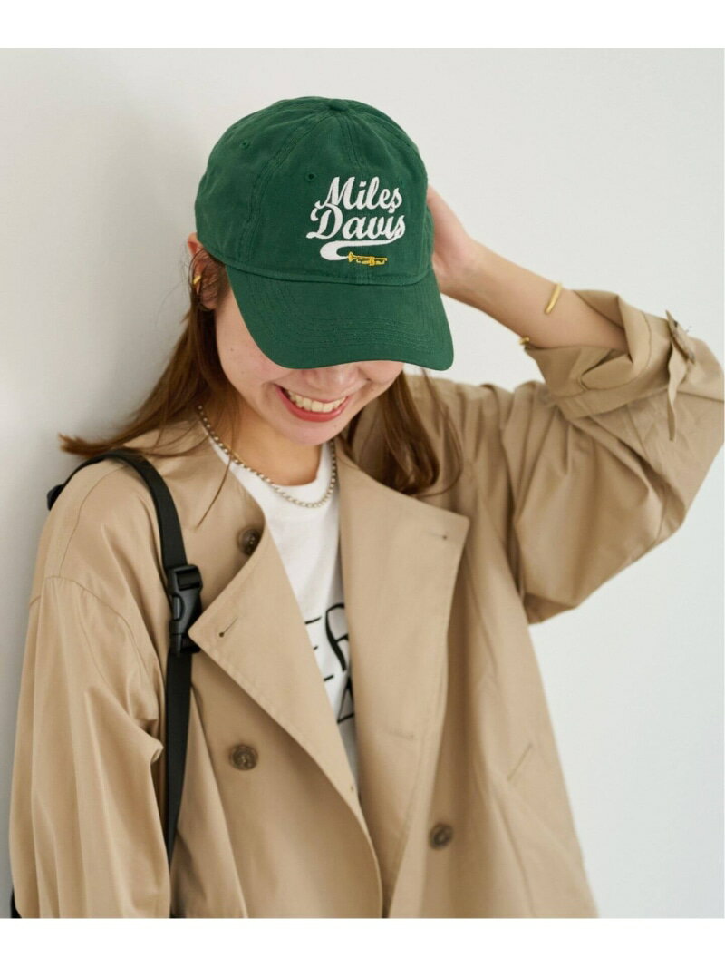 【BLUESCENTRIC / ブルースセントリック】MILES DAVIS TRUMPET CAP:キャップ JOURNAL STANDARD relume ジャーナル スタンダード レリューム 帽子 キャップ グリーン【送料無料】[Rakuten Fashion]