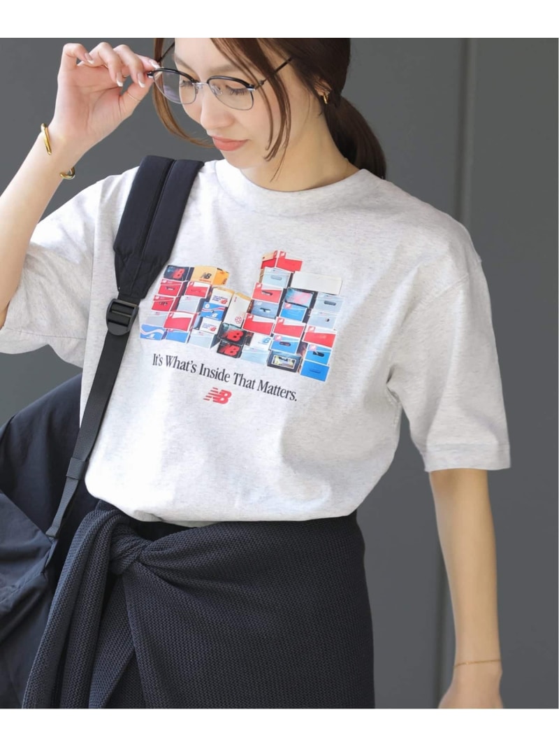 樂天商城 - 《WEB限定》【NEW BALANCE/ニューバランス】ボックスTシャツ JOURNAL STANDARD relume ジャーナル スタンダード レリューム トップス カットソー・Tシャツ グレー【送料無料】[Rakuten Fashion]