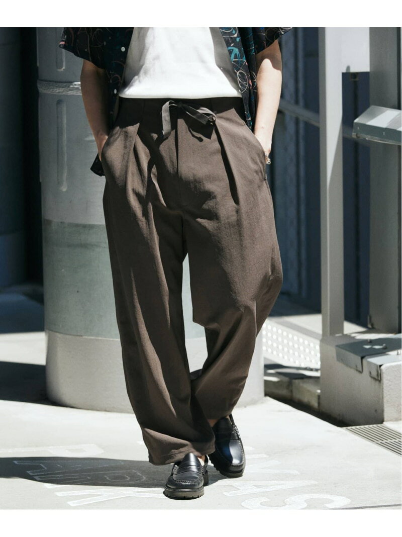 "吸水速乾 / 接触冷感" EVALET オーバーパンツ / セットアップ対応 JOURNAL STANDARD ジャーナル スタンダード パンツ スラックス・ドレスパンツ ネイビー ブラック ブラウン【送料無料】[Rakuten Fashion]のサムネイル