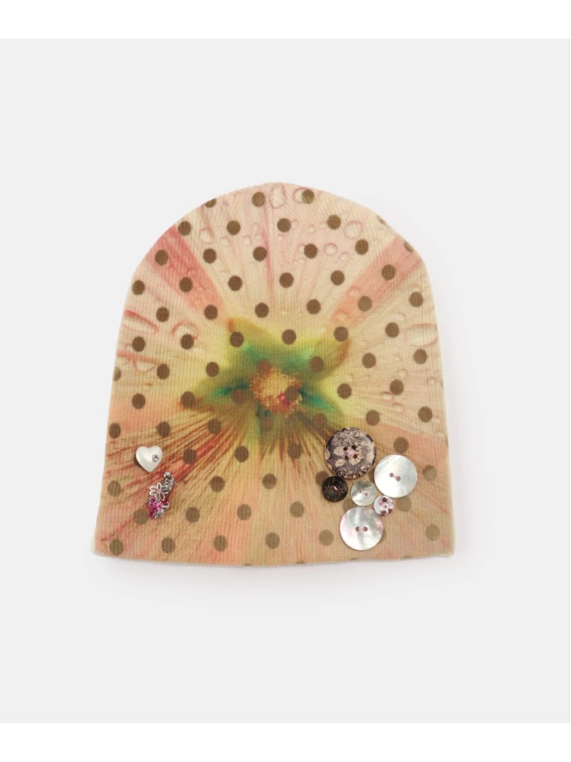 【HOLECO/ホレコ】 Yumi buttons beanie(PINK) Oriens JOURNAL STANDARD オリエンス ジャーナルスタンダード 帽子 ニット帽・ビーニー ピンク【送料無料】[Rakuten Fashion]
