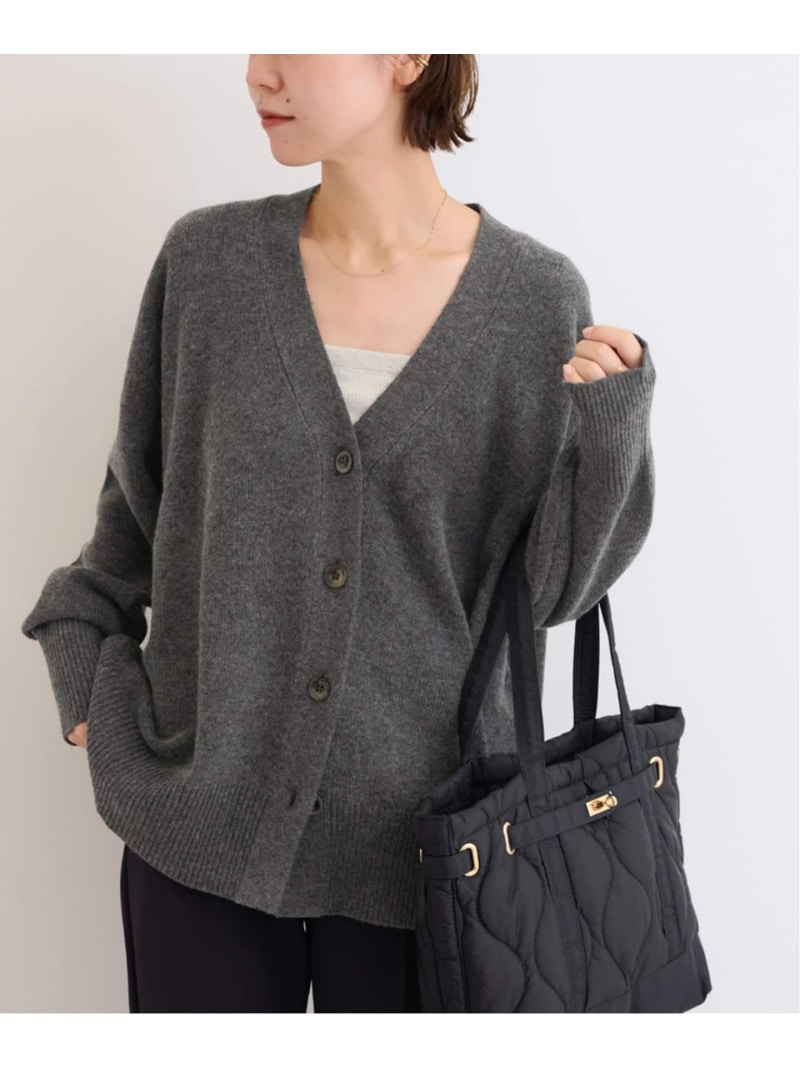 《追加2》ハミルトンウールVカーディガン JOURNAL STANDARD relume ジャーナル スタンダード レリューム トップス カーディガン グレー レッド【送料無料】[Rakuten Fashion]のサムネイル