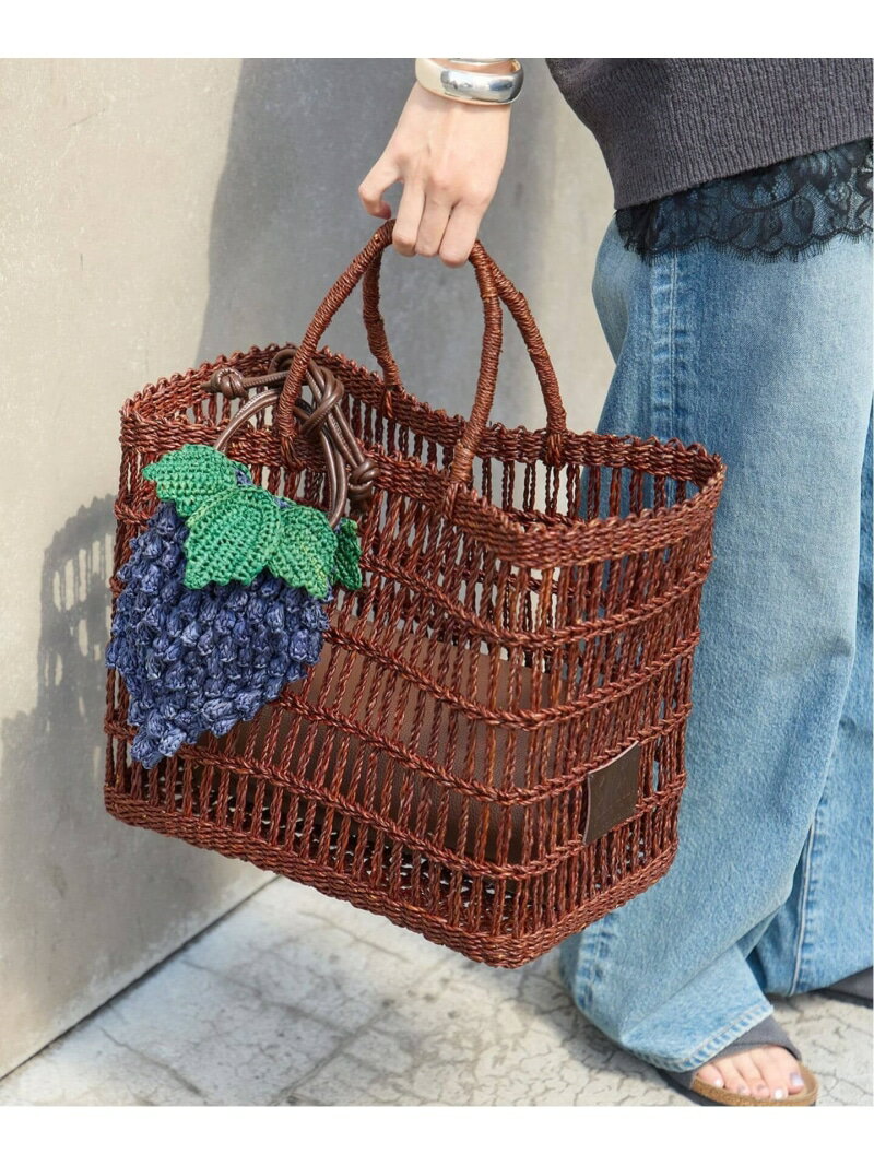 Rakuten - 《予約》別注【VARNY * MARCOMONDE * JOURNAL STANDARD】 FRUITS BAG JOURNAL STANDARD ジャーナル スタンダード バッグ かごバッグ イエロー ブラウン【先行予約】*【送料無料】[Rakuten Fashion]