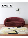 PICFAIR RUG 120x160 ピクフェアラグ JOURNAL STANDARD FURNITURE ジャーナルスタンダードファニチャー インテリア・生活雑貨 カーペット・ラグ・マット イエロー ネイビー【送料無料】[Rakute…