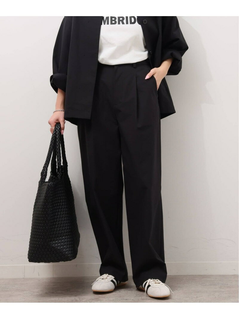 樂天商城 - 《追加》[UVカット / 撥水]【SPENSIERATO】ストレートパンツ JOURNAL STANDARD relume ジャーナル スタンダード レリューム パンツ スラックス・ドレスパンツ ブラック ベージュ【送料無料】[Rakuten Fashion]