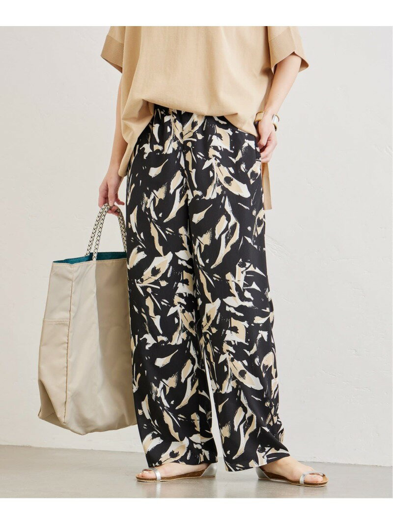 リーフプリントパンツ JOURNAL STANDARD ジャーナル スタンダード パンツ その他のパンツ ブラウン【送料無料】[Rakuten Fashion]のサムネイル