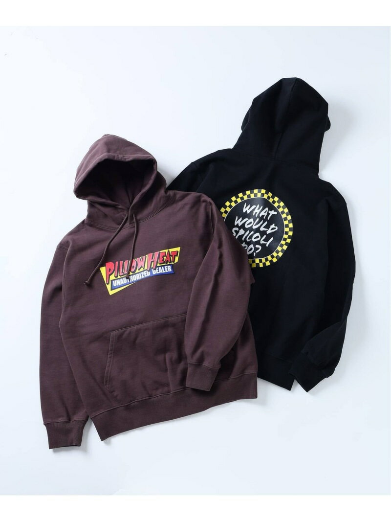 PILLOW HEAT for JOURNAL STANDATD / ピローヒート Fast Times フードパーカー JOURNAL STANDARD ジャーナル スタンダード トップス パーカー・フーディー ブラック ブラウン【送料無料】[Rakuten Fashion]