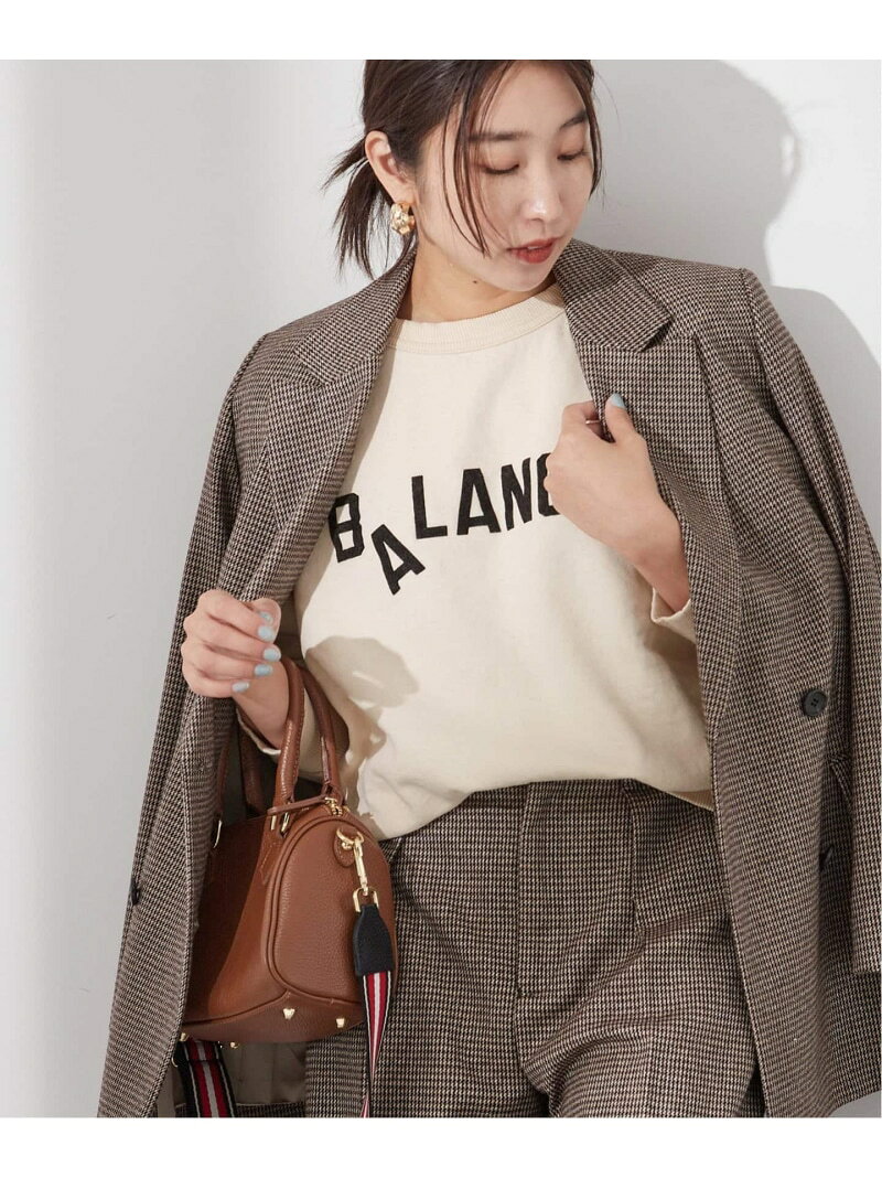 《予約》【MIXTA/ミクスタ】BALANCE CREW SWEAT SHIRTS:スウェット JOURNAL STANDARD ジャーナル スタンダード トップス スウェット・トレーナー ブラウン ブラック【先行予約】*【送料無料】[Rakuten Fashion]のサムネイル