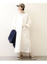 【ARMEN】POPLIN BOAT NECK LONG PULLOVER journal standard luxe ジャーナルスタンダード ラックス ワンピ...