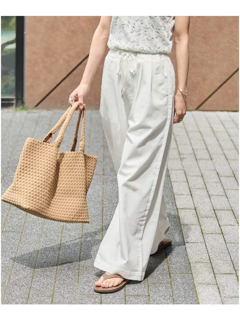 Rakuten - 《追加予約2》TuckEasyDENIM By COOLMAX(R)fabric JOURNAL STANDARD ジャーナル スタンダード パンツ ジーンズ・デニムパンツ ホワイト【先行予約】*【送料無料】[Rakuten Fashion]