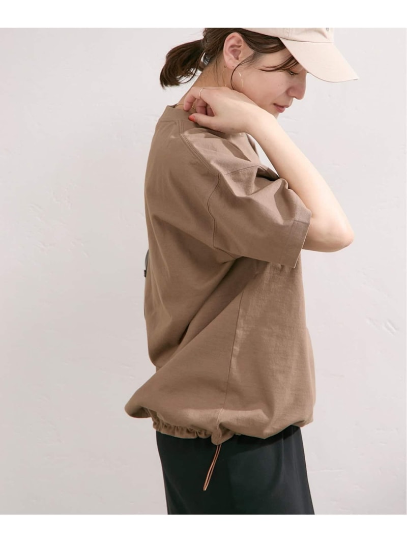 《追加4》シャーリングTシャツ JOURNAL STANDARD ジャーナル スタンダード トップス カットソー・Tシャツ ブラック ホワイト ブラウン【送料無料】[Rakuten Fashion]のサムネイル