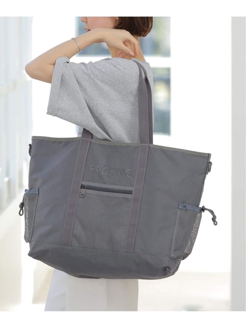 《WEB限定追加3》別注トートバッグ JOURNAL STANDARD relume ジャーナル スタンダード レリューム バッグ トートバッグ グレー