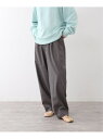 【FOLL / フォル】wool scene less slacks JOURNAL ST