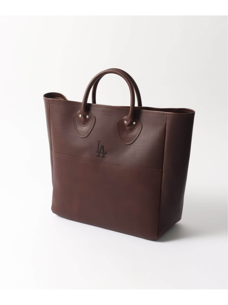 INFIELDER DESIGN / インフィールダーデザイン MLB レザーTOTE M JOURNAL STANDARD ジャーナル スタンダード バッグ トートバッグ ブラウン