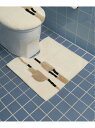 DIJON TOILET MAT ディジョン トイレマット JOURNAL STANDARD FURNITURE ジャーナルスタンダードファニチャー インテリア 生活雑貨 ランドリー 洗濯用品 ブラウン【送料無料】 Rakuten Fashion