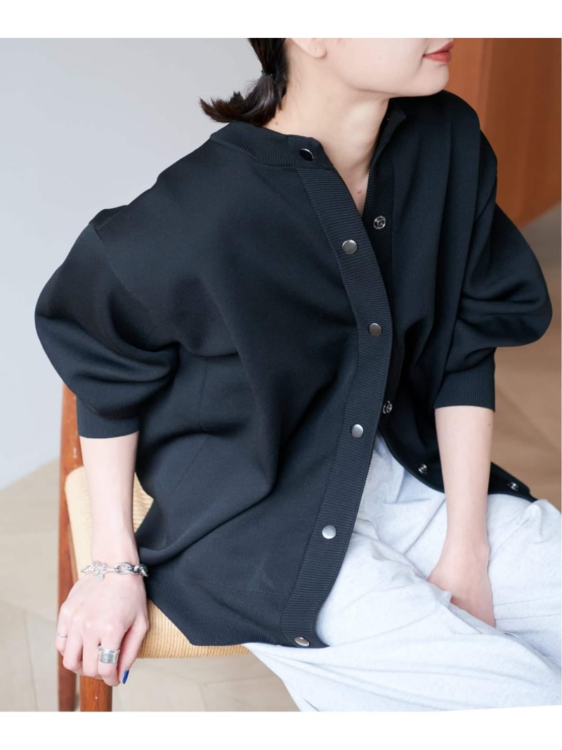 《WEB限定追加2》ウォッシャブルバナナスリーブカーディガン JOURNAL STANDARD ジャーナル スタンダード トップス カーディガン ブラック ブラウン グレー【送料無料】[Rakuten Fashion]のサムネイル