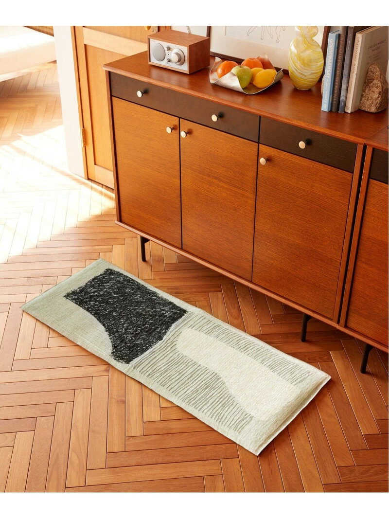 《予約》TEXTURE ISLAND RUG 45X120 テクスチャーアイランドラグ JOURNAL STANDARD FURNITURE ジャーナルスタンダードファニチャー インテリア・生活雑貨 カーペット・ラグ・マット ブラウン【先行予約】*【送料無料】[Rakuten Fashion]