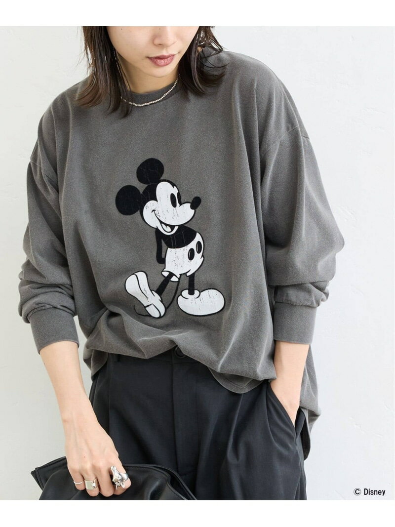 MICKEY / JS ロングスリーブT JOURNAL STANDARD ジャーナル スタンダード トップス カットソー・Tシャツ ブラック ホワイト【送料無料】[Rakuten Fashion]のサムネイル