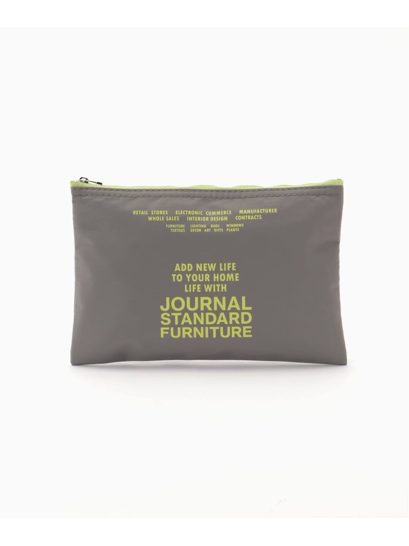 JOURNAL STANDARDの《WEB限定》JSF POUCH M ポーチ JOURNAL STANDARD FURNITURE ジャーナルスタンダードファニチャー 財布・ポーチ・ケース ポーチ グレー[Rakuten Fashion]｜アングル2