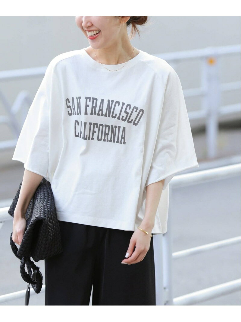 樂天商城 - 《追加予約》カットオフワイドロゴTee JOURNAL STANDARD relume ジャーナル スタンダード レリューム トップス カットソー・Tシャツ ブラウン グレー ホワイト【先行予約】*【送料無料】[Rakuten Fashion]