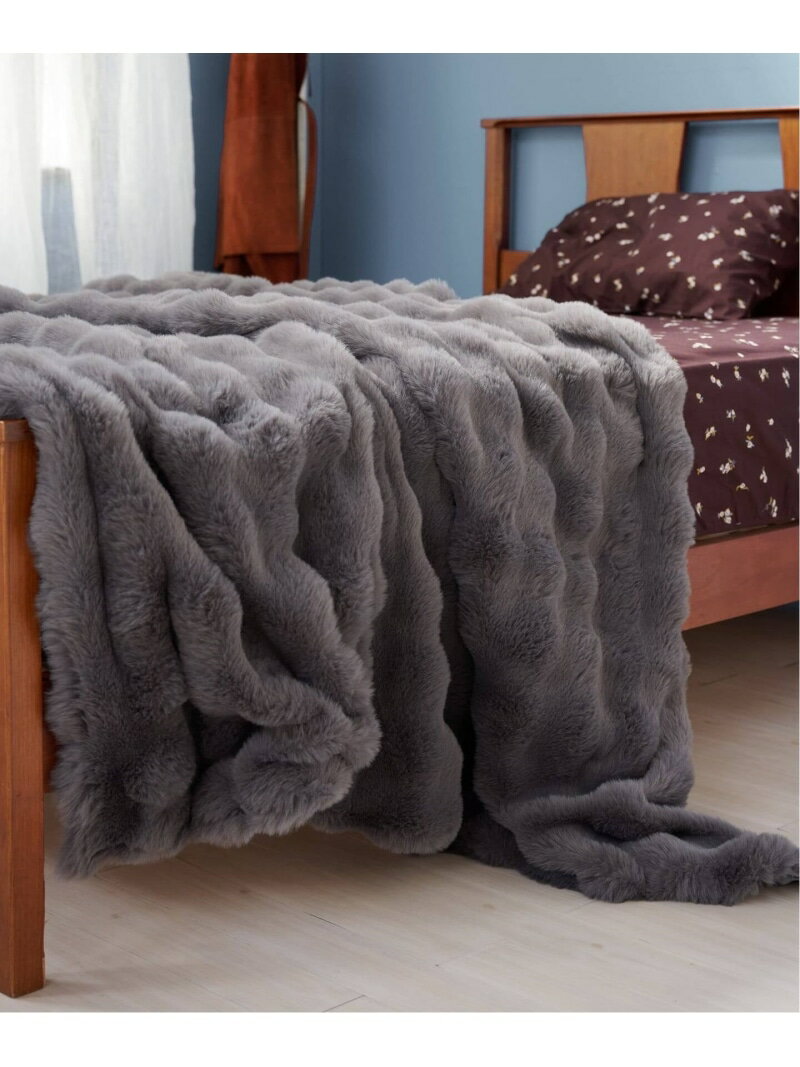 FUR BLANKET L 146X200 フェイクファー ブランケット JOURNAL STANDARD FURNITURE ジャーナルスタンダ..