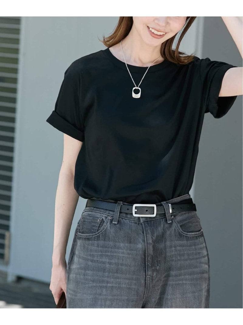 Rakuten - 《追加4》汗ジミ防止ナノシアハーフスリーブT JOURNAL STANDARD ジャーナル スタンダード トップス カットソー・Tシャツ ブラック グレー ホワイト レッド【送料無料】[Rakuten Fashion]