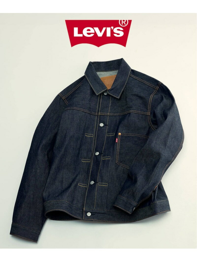 《予約》Levi's(R) / リーバイス(R) 別注 TYPE1 リジッド トラッカージャケット JOURNAL STANDARD relume ジャーナル スタンダード レリューム ジャケット・アウター デニムジャケット ネイビー【先行予約】*【送料無料】[Rakuten Fashion]のサムネイル