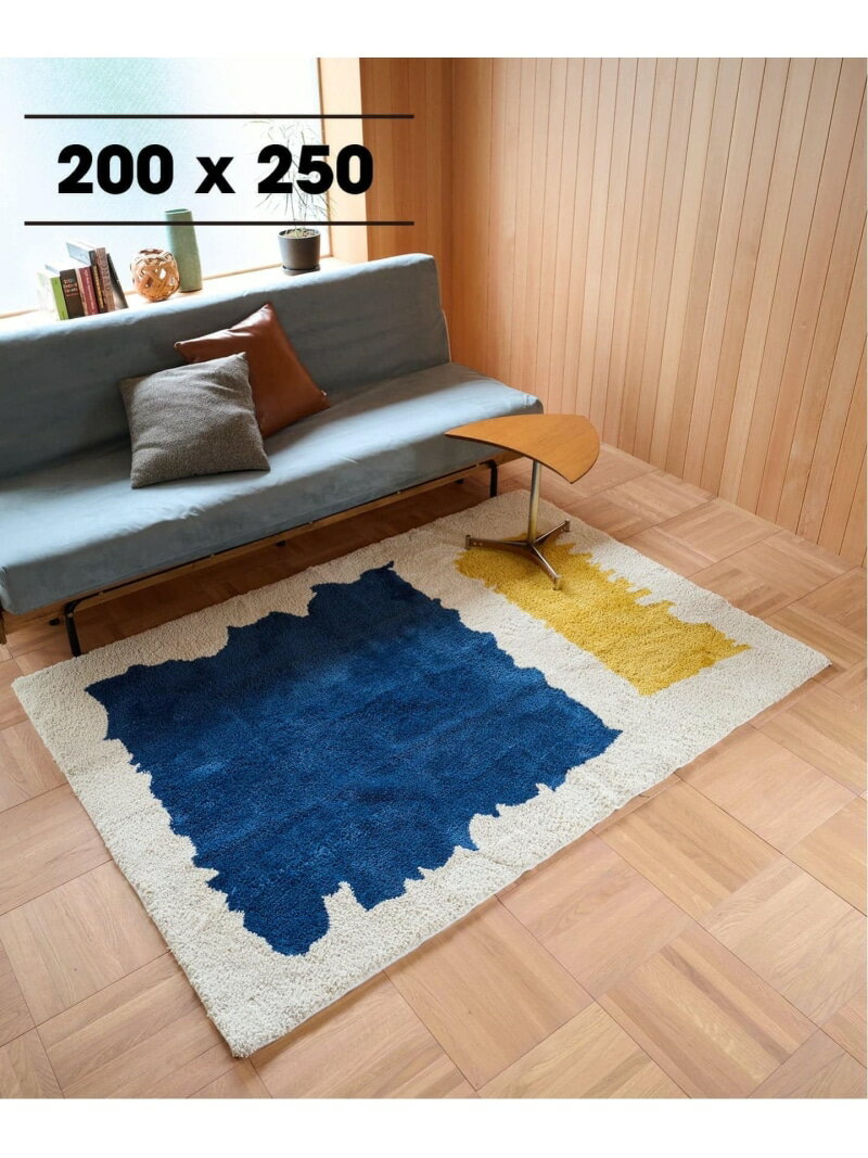 《予約》MULTNOMAH RUG NV 200x250 マルトノマ ラグ JOURNAL STANDARD FURNITURE ジャーナルスタンダードファニチャー インテリア・生活雑貨 カーペット・ラグ・マット ネイビー*
