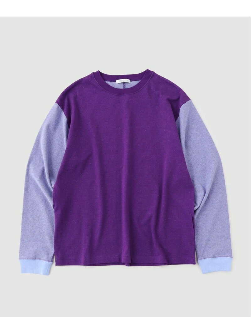 バイカラー ロンT JOURNAL STANDARD ジャーナル スタンダード トップス カットソー・Tシャツ グリーン ブラウン ブルー【送料無料】[Rakuten Fashion]のサムネイル